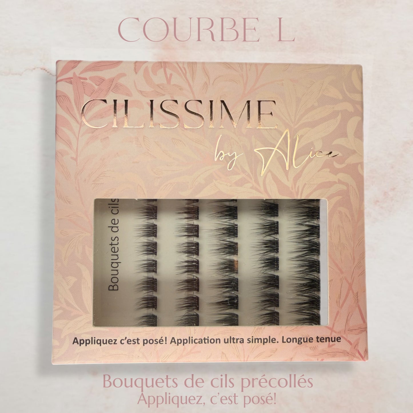 Cils effet Naturel - Courbe L (paupières tombantes)