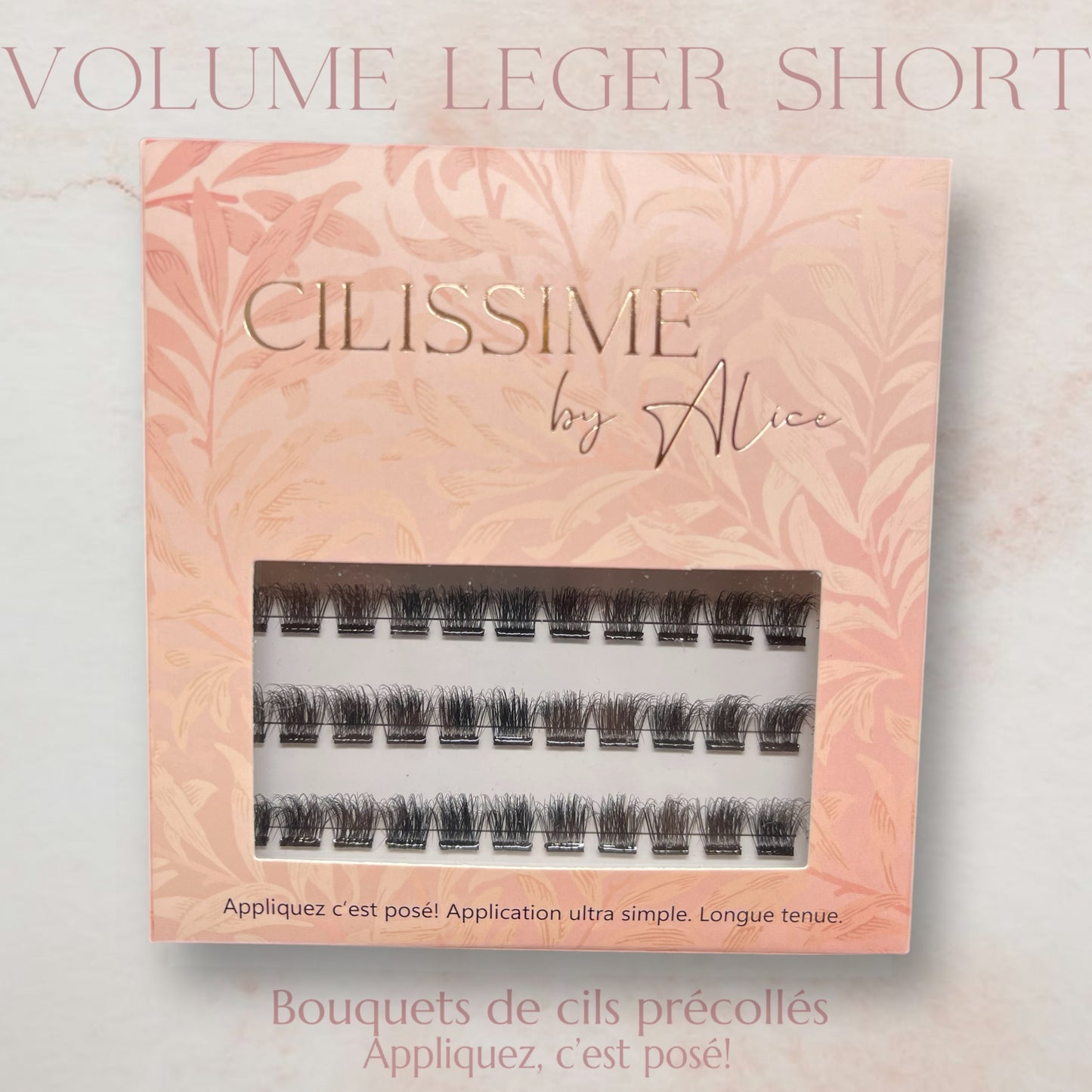 Volume léger short (tailles courtes) - Cils effet naturel