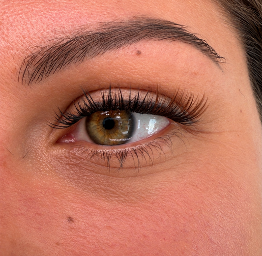 Mini boîte Mocka – Cils marron à pointe colorée