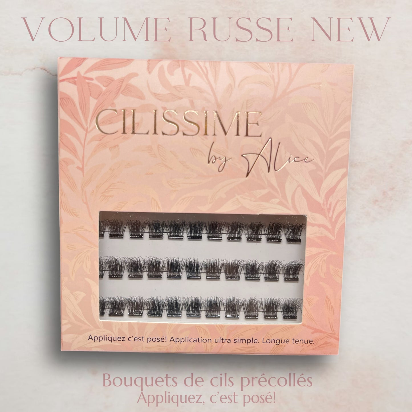Cils volume russe - regard intense effet extensions